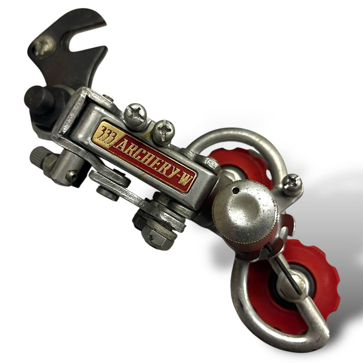 当時物/未使用/70’s/SHIMANO/ARCHERY-W/ディレイラー/333/3S/昭和自転車/ツアー車/デコチャリ/フラッシャー/スポーツ車/マスプロ/変速機