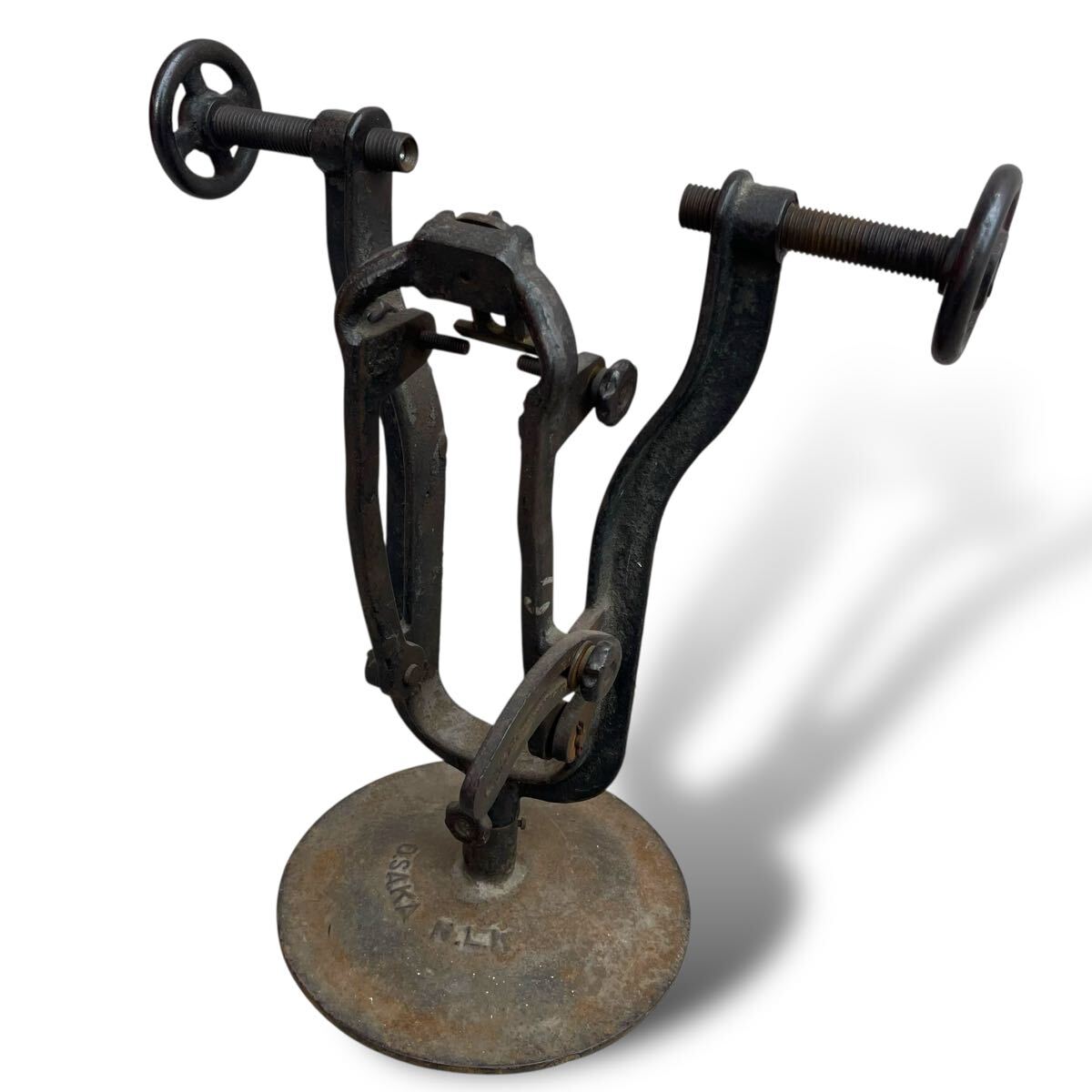 当時物/NLK/OSAKA/振れ取り台/日本製/振取台/自転車整備/自転車修理/メンテナンス/ホイールの組み上げ 調整/昭和自転車