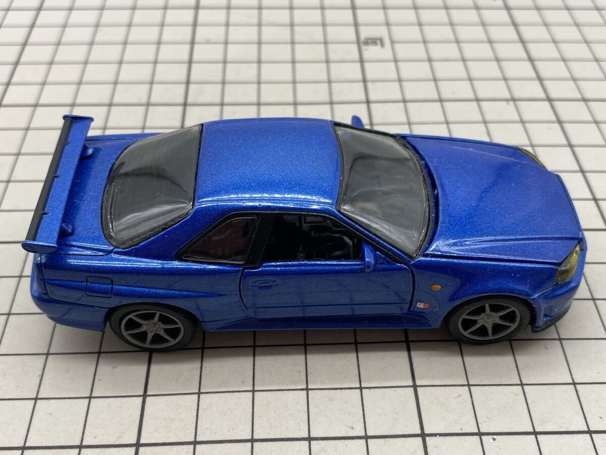 119【ジャンク 未検品】Diapet セガトイズ 日産 スカイライン GT-R R34 ダイキャスト ミニカー 1/43
