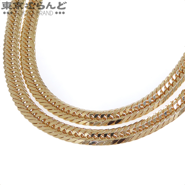 101816800 チェーンネックレス イエローゴールド K18YG 喜平 キヘイ 12面 トリプル 41cm 幅4.3ｍｍ 20.7g 造幣局検定刻印 ネックレス
