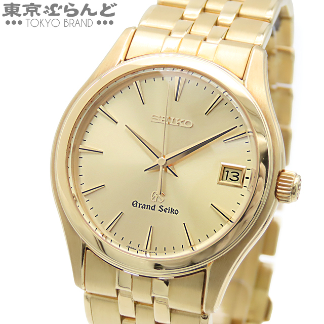 101838968 セイコー SEIKO グランドセイコー SBGX018 9F62-0A40 イエローゴールド K18YG 9Fクオーツ 金無垢 腕時計 メンズ 電池式