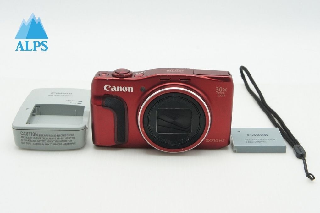 Canon キヤノン PowerShot SX710 HS コンパクトデジタルカメラ レッド 260106a【アルプスカメラ】