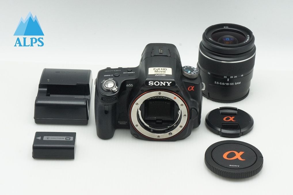 SONY ソニー α55 + DT 18-55mm F3.5-5.6 デジタル一眼レフカメラ ズームレンズキット 260116p【アルプスカメラ】