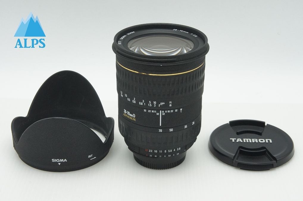 SIGMA シグマ 28-70mm F2.8D EX Aspherical Nikon ニコン Fマウント ズームレンズ フード付 260121au【アルプスカメラ】