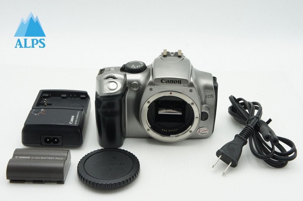 Canon キヤノン EOS Kiss Digital ボディ デジタル一眼レフカメラ シルバー 260123f【アルプスカメラ】