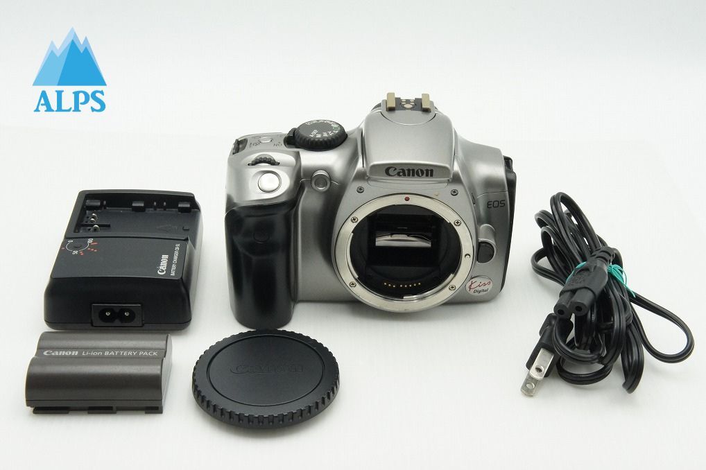 Canon キヤノン EOS Kiss Digital ボディ デジタル一眼レフカメラ シルバー 260123e【アルプスカメラ】