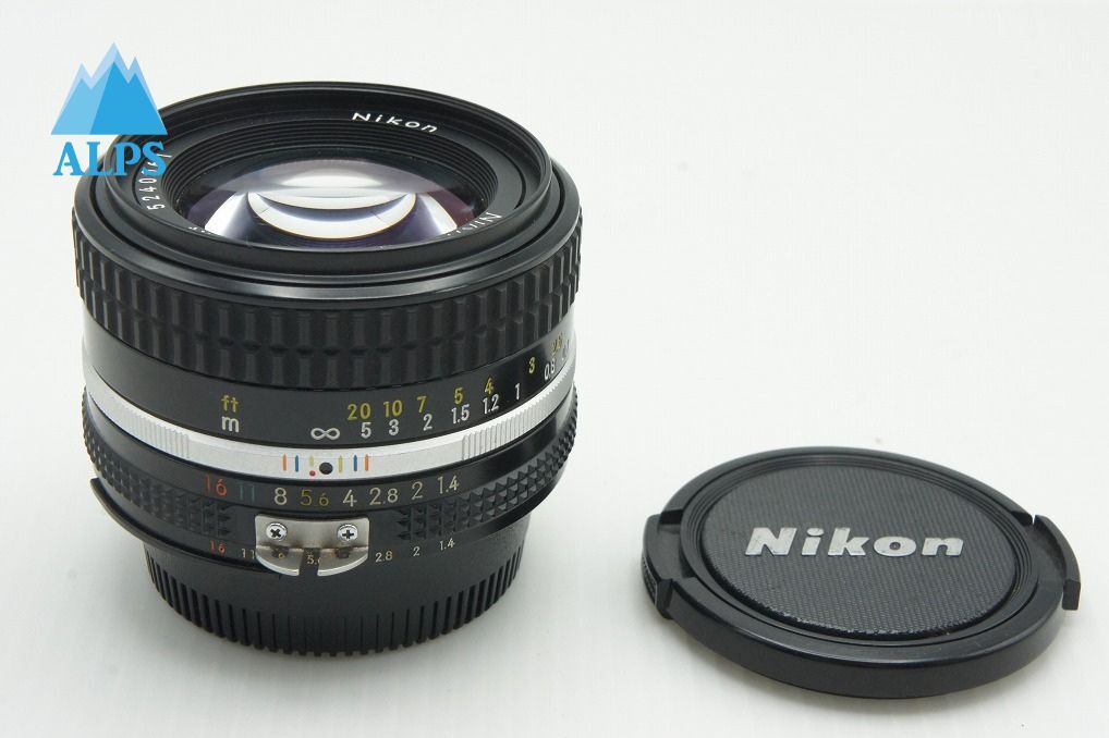 美品 Nikon ニコン Ai-S Nikkor 50mm F1.4 MF 単焦点レンズ 260123aj【アルプスカメラ】