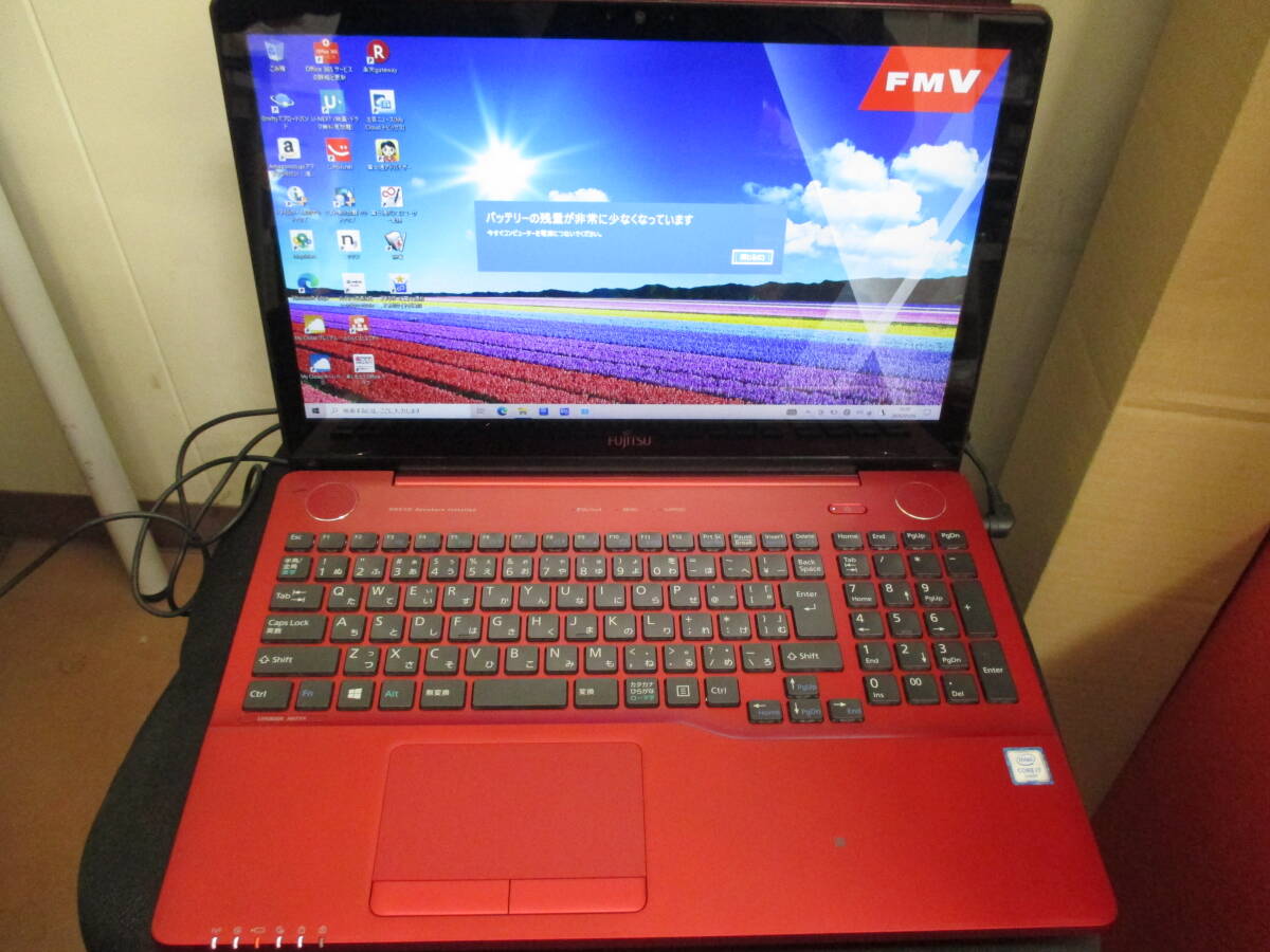 ★#42663 【中古品】富士通 LIFEBOOK FMVA77YR Core i7-6700HQ ボディ割れ傷あり リセット品