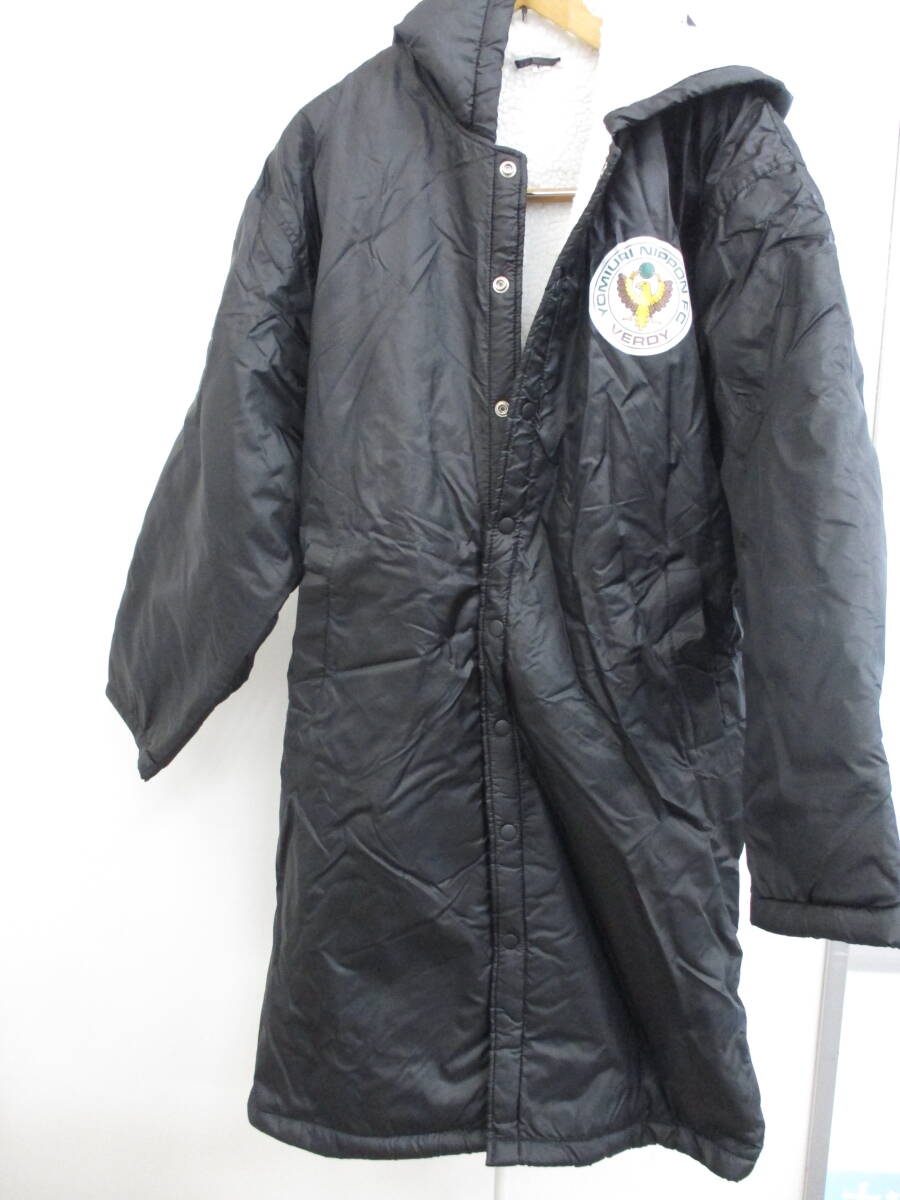 ★#43013 【古着】当時物 Fサイズ 読売 ヴェルディ 川崎 オフィシャル ベンチコート 裏ボア