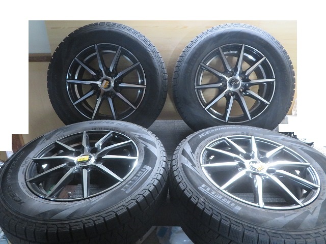 PIRELLI ピレリ ICE ASIMMETRICO 215/65 R16 98Q ノア VOXYなどに スタッドレスタイヤ MID EuroStream 5×100 16×6.5J 5穴 アルミホイール
