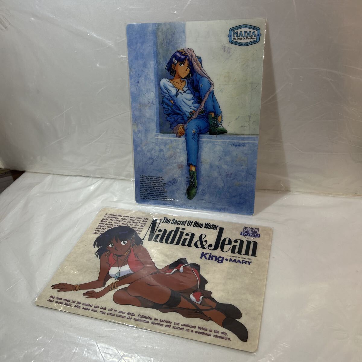【ふしぎの海のナディア】下敷き２枚セット♪未使用保管品！NADIA