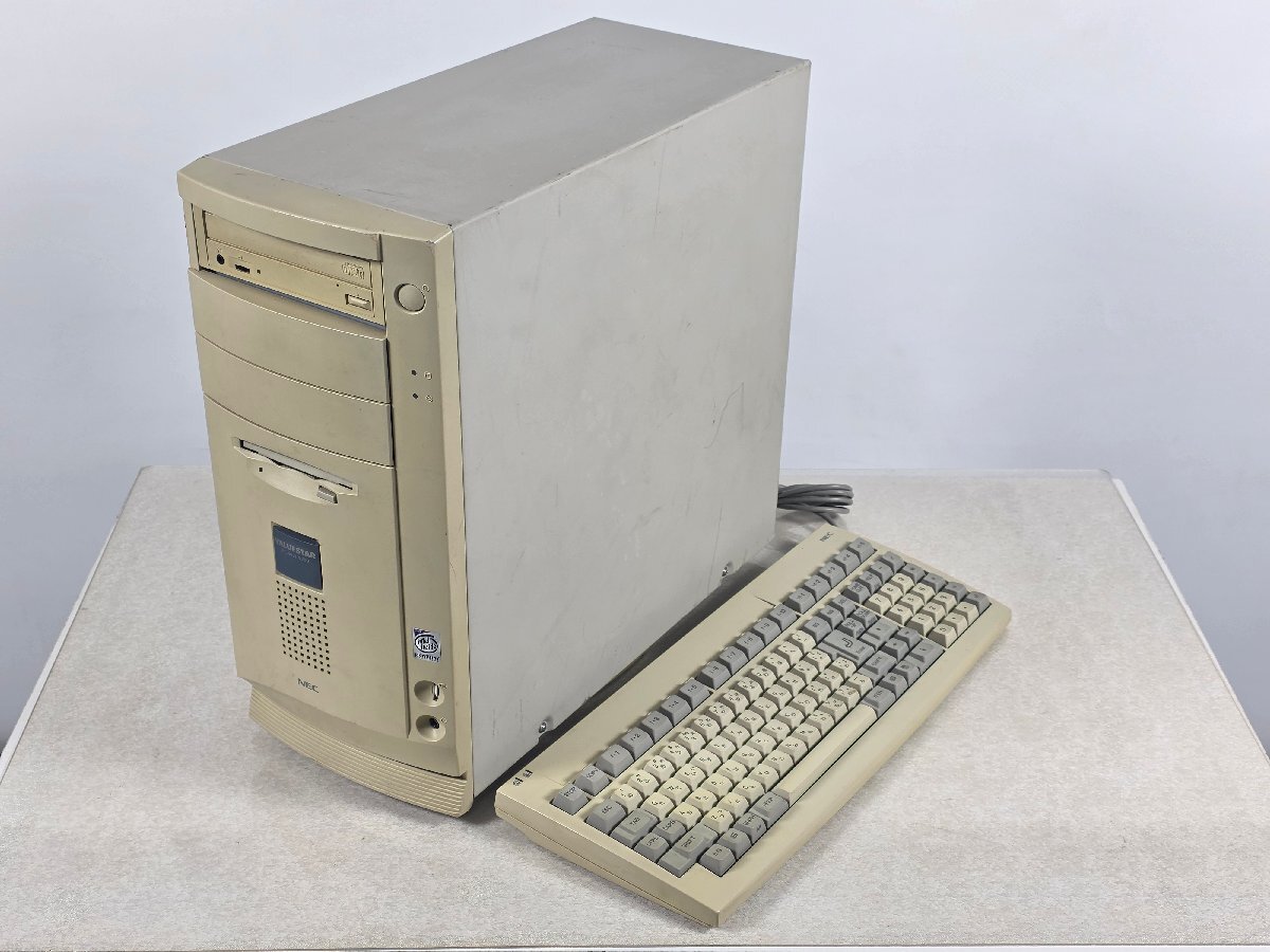 NEC PC9821 V200 M7C2 VALUESTAR 旧型 デスクトップPC パーソナルコンピュータ CMP-6D0Y7 キーボード セット HDD欠品 【保証なし】