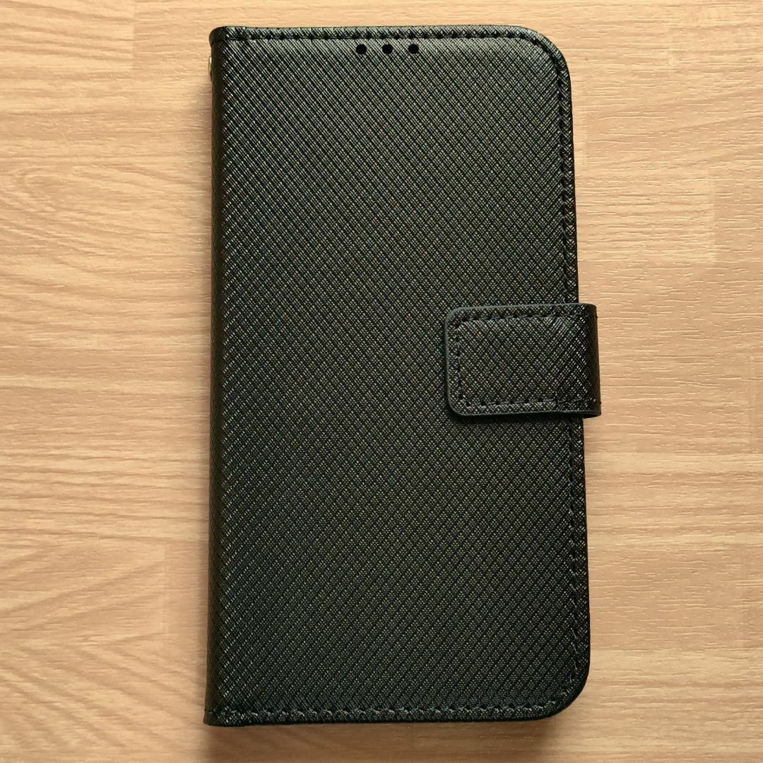 AQUOS sense3 / lite　手帳型ケース 　ブラック　管理4-16
