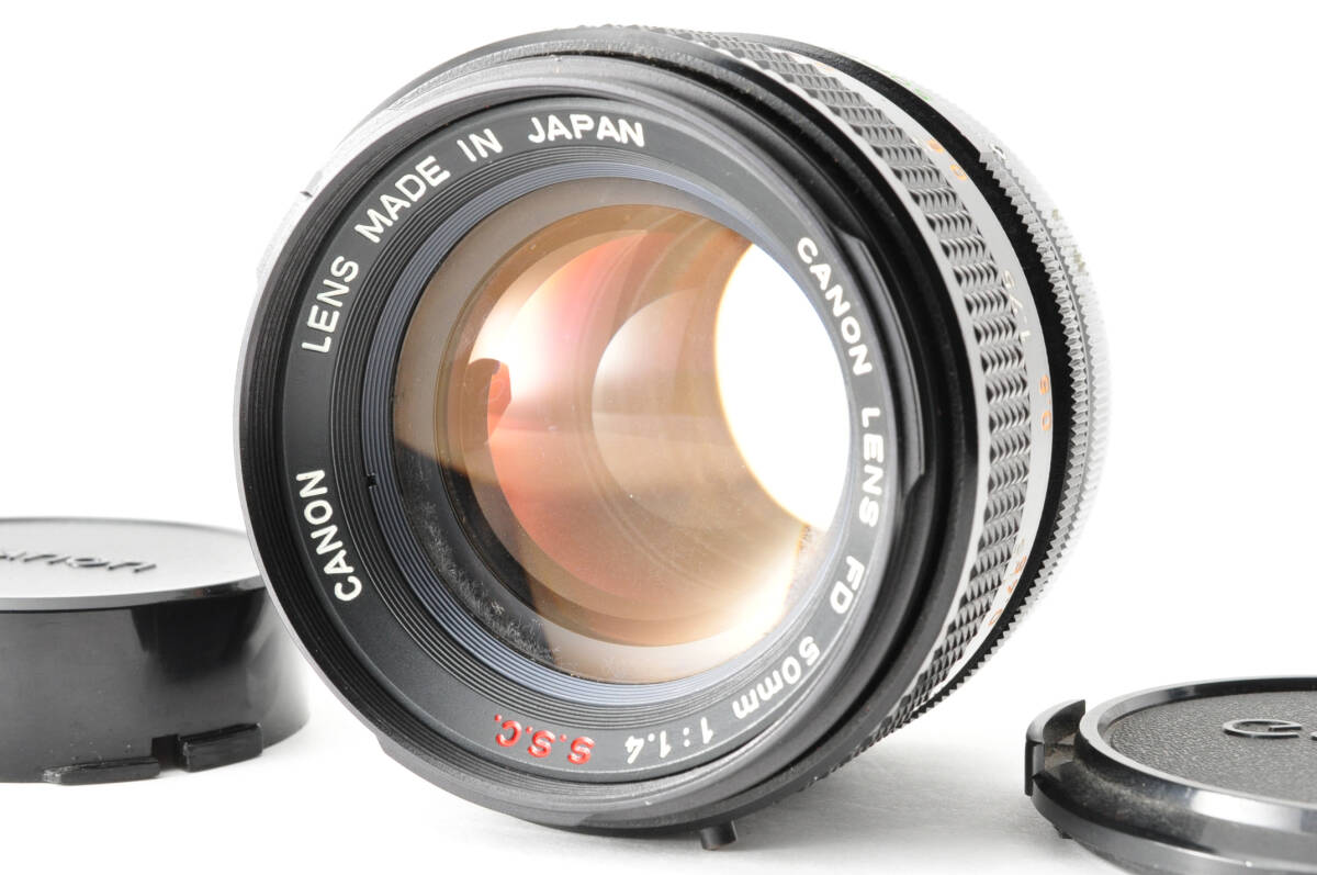 #37 キヤノン FD 50mm f/1.4 SSC マニュアル標準焦点レンズ