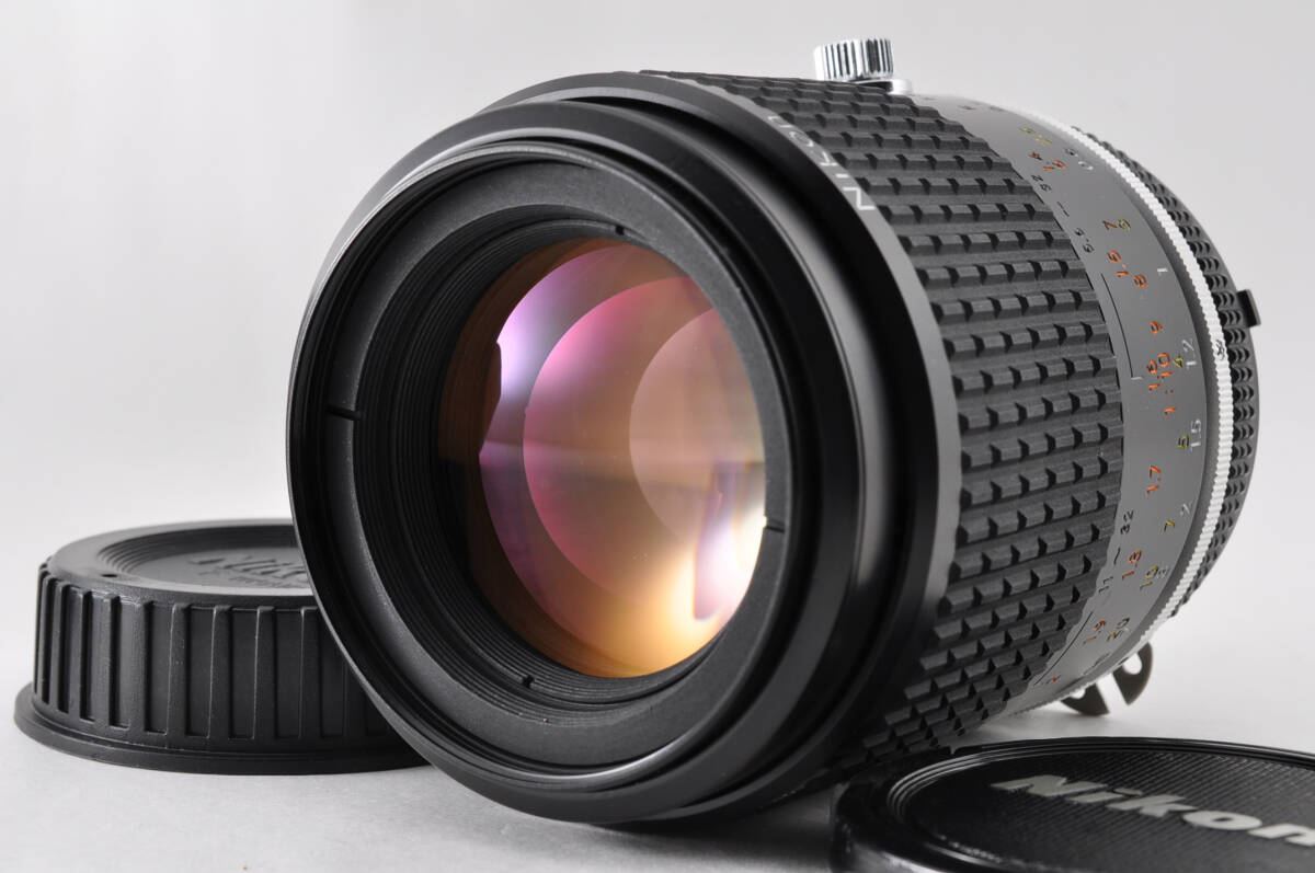[美品] #100 ニコン Ai-s 105mm f/2.8 マイクロ マニュアルフォーカス ポートレートレンズ