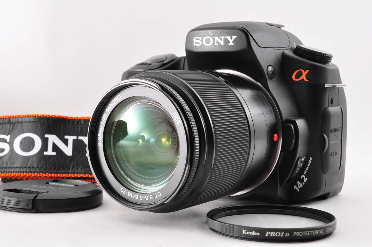 #103 ソニー α350 本体 18-70mmレンズ付き DSLR-A350 日本国内品