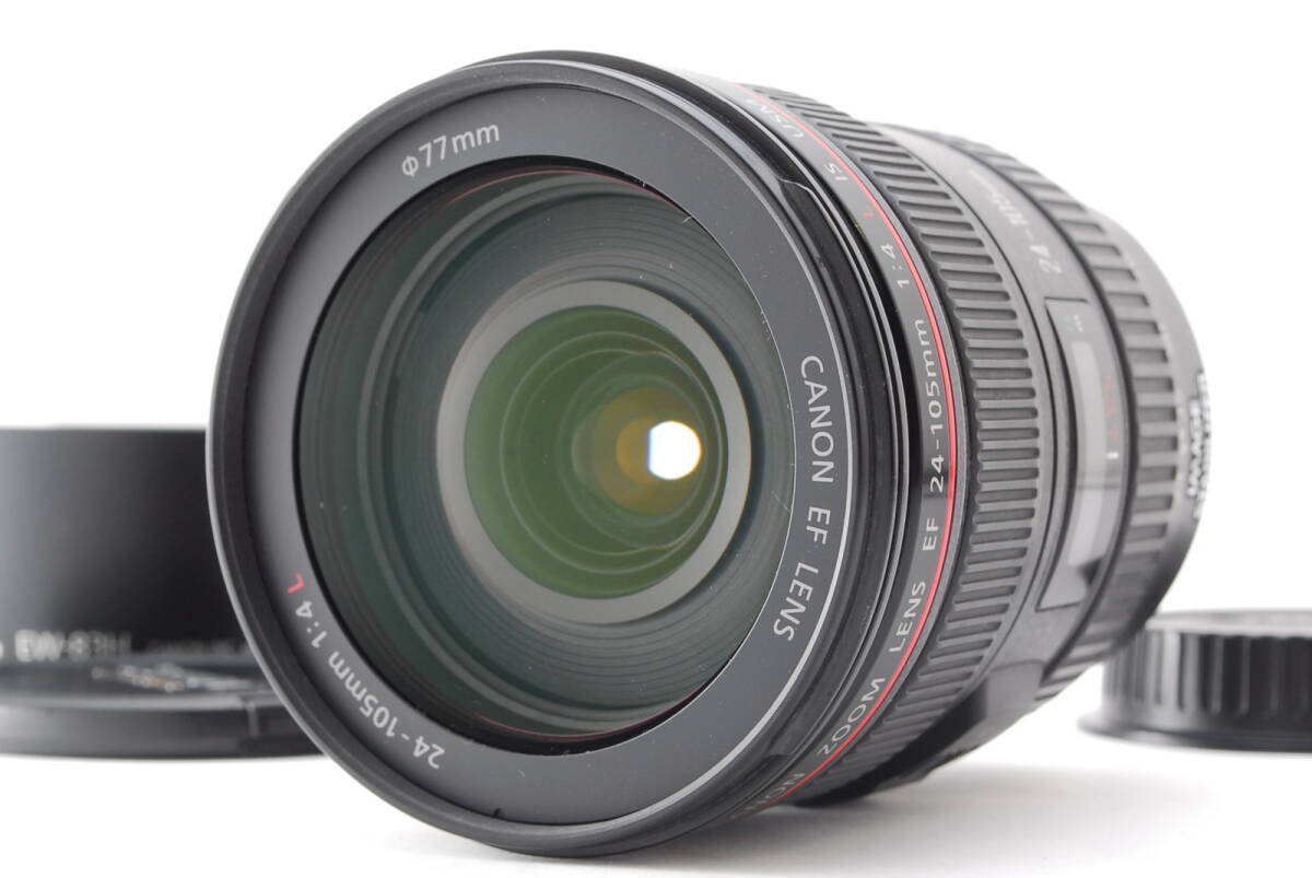 #85 [美品] キヤノン EF 24-105mm F/4 L IS USM ワイドフォーカス ズームレンズ 