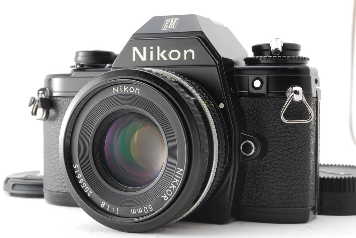 #209 Nikon EM SLR 35mmフィルムカメラ Ai-s 50mm F1.8 パンケーキレンズ 