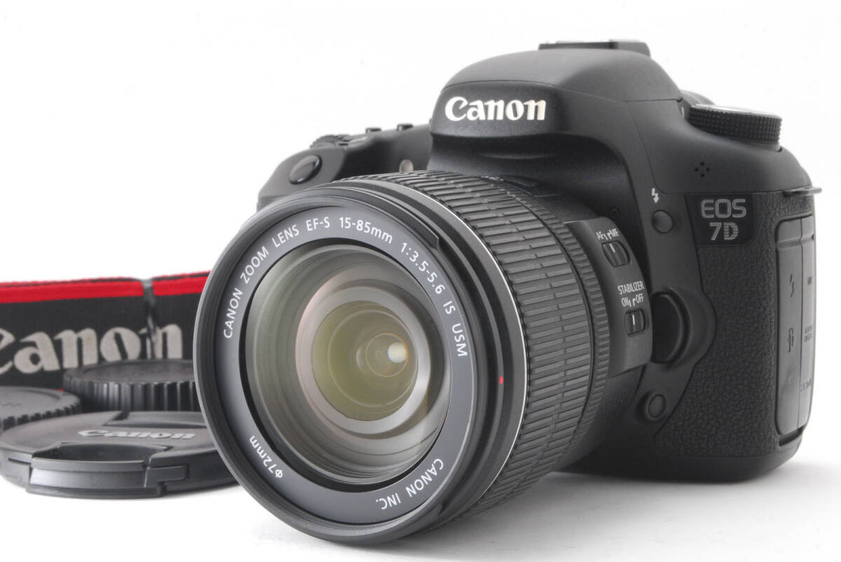 #275 Canon EOS 7D ボディ 18MP カメラ EF-S 15-85mm f/3.5-5.6 IS USM レンズ 箱付き
