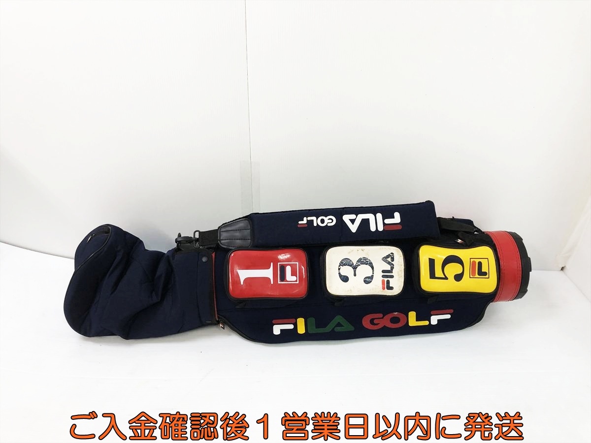 【1円】ゴルフ FILA フィラ キャディバック FILA GOLF ゴルフバック Q01-102hr/F6