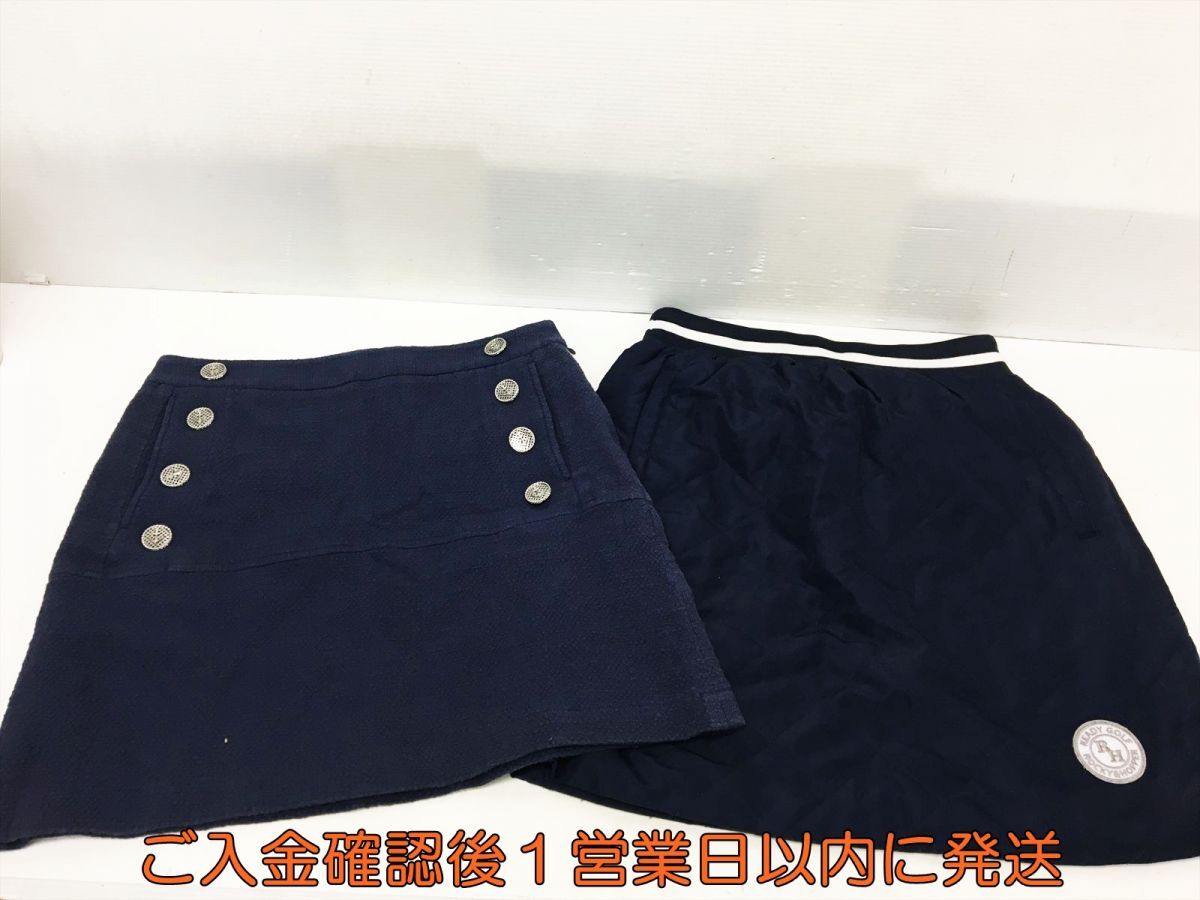 【1円】ゴルフ キャロウェイ/ROCKY＆HOPPER スカート 2点 レディース L ネイビー ゴルフウェア まとめ売り P01-392tm/F3