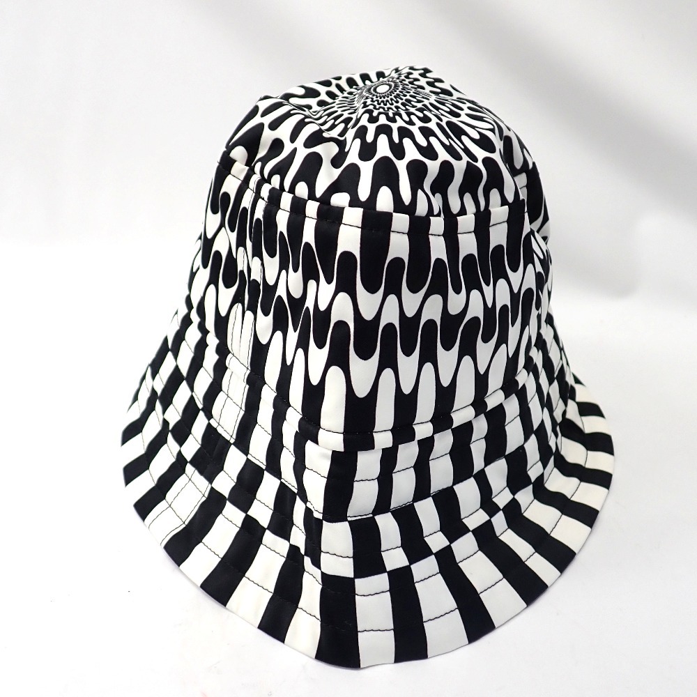 Ft1316641 ドリスヴァンノッテン ハット 帽子 バケットハット GULIA 8113 W.W.HAT ホワイト/ブラック S レディース DRIES VAN NOTEN 中古