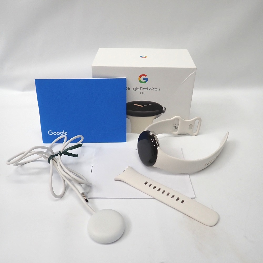 Ft1264991 グーグル 腕時計 Google Pixel Watch LTE版 GA04309-TW Polished Silver ユニセックス Google 中古