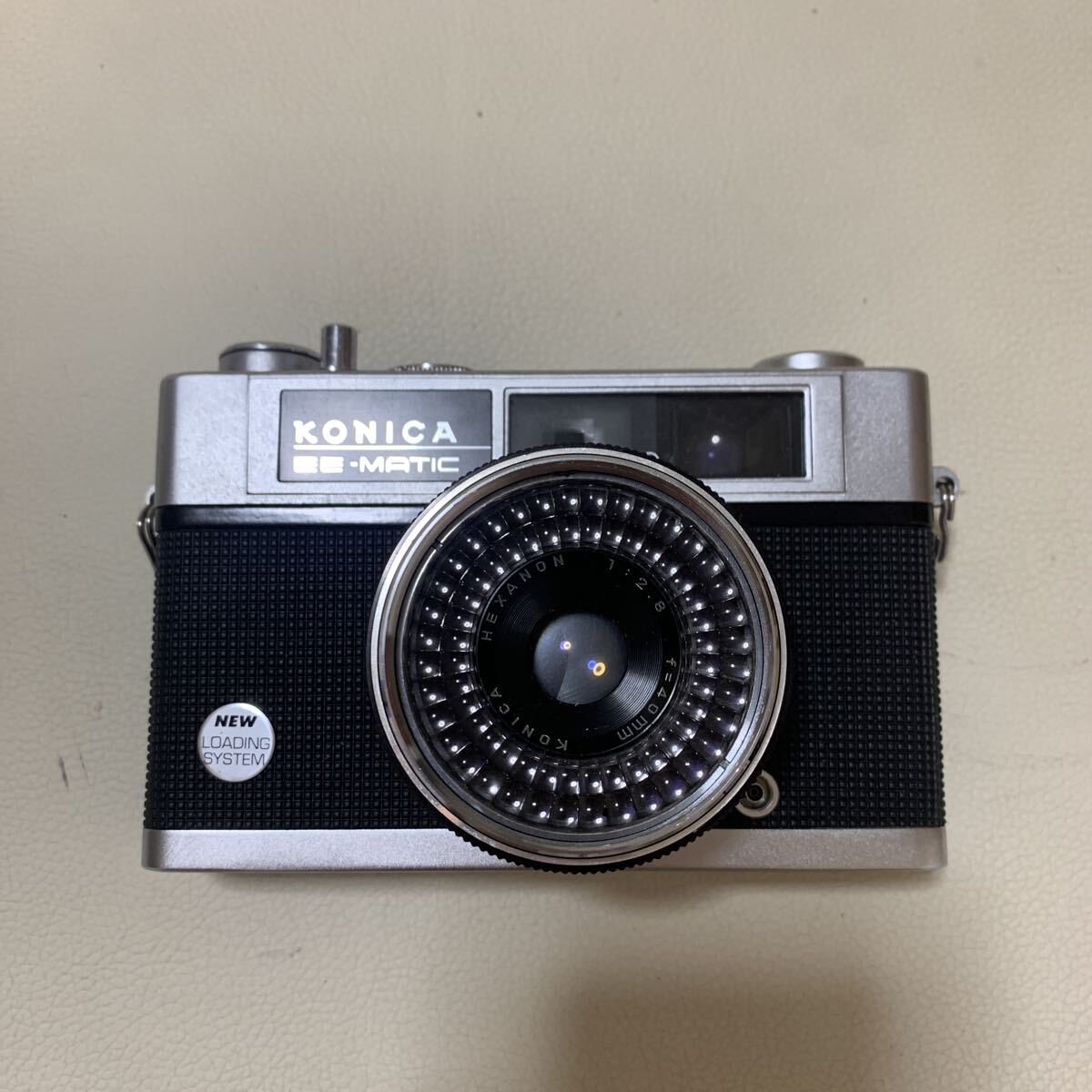 ☆IS-0118か60 KONICA コニカ EE-MATIC Deluxe フィルムカメラ 動作未確認☆