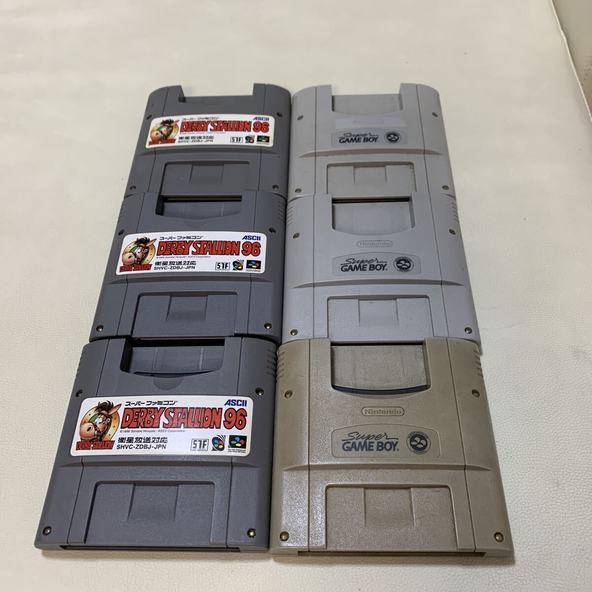 ☆IS-0120し80 Nintendo 任天堂 スーパーファミコン 衛星放送対応カセット DERBY STALLION スーパーゲームボーイ 動作未確認☆