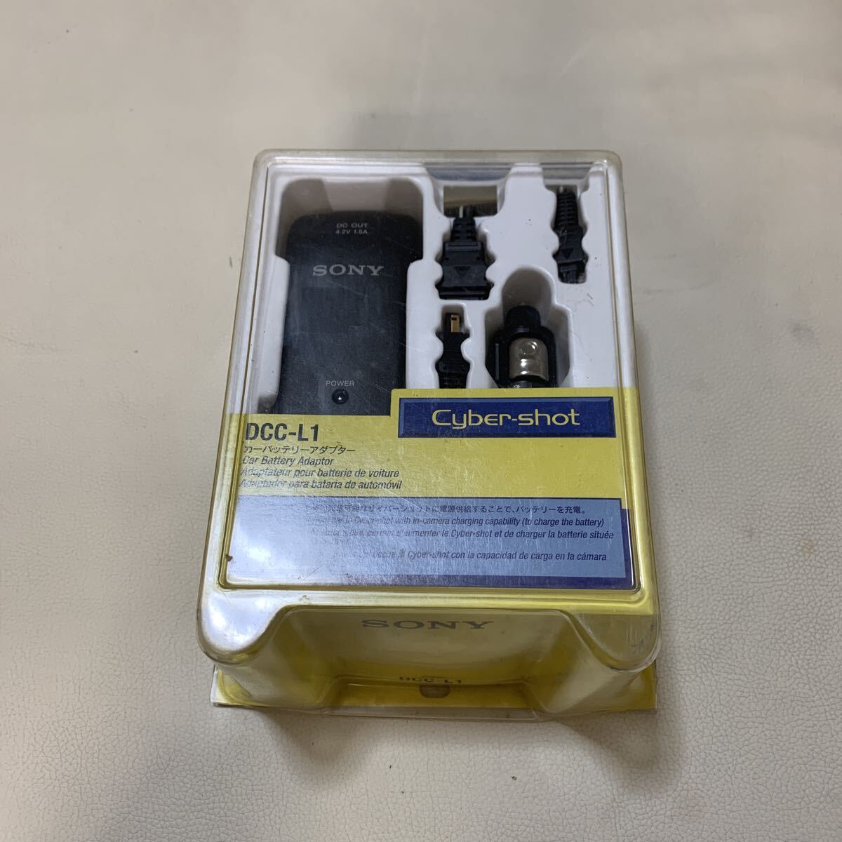 ☆IS-0120に80 SONY ソニー カーバッテリーアダプター サイバーショット 未使用品 動作未確認☆