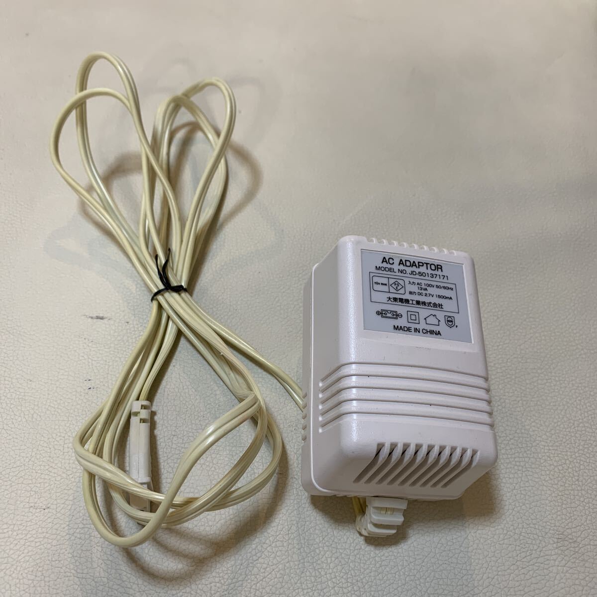 ☆IS-0120れ60 大東電機 ACアダプター JD-50137171 動作確認済☆