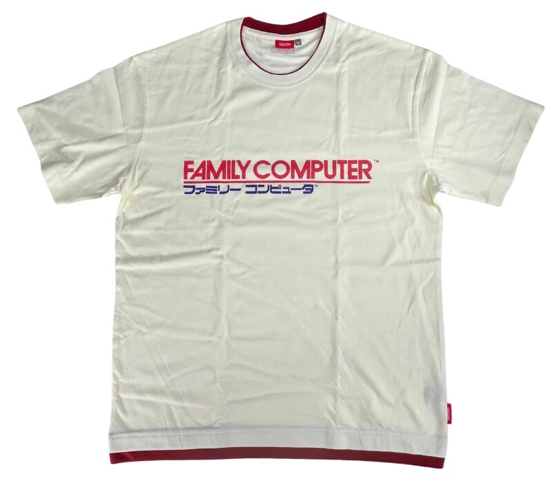 同梱可/ニンテンドーミュージアム/Tシャツ/ファミリーコンピュータ/FC/XLサイズ/Nintendo/任天堂/グッズ/限定品/未開封品/新品/未使用品/