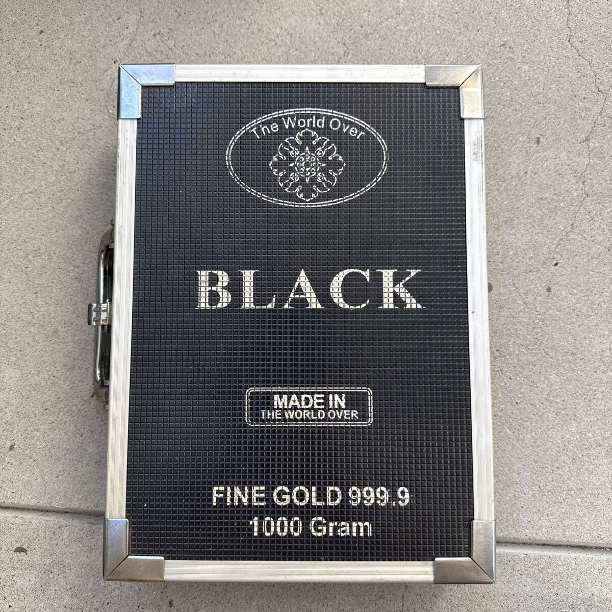 THE WORDL OVER BLACK 麻雀 FINE GOLD 999.9 1000gram