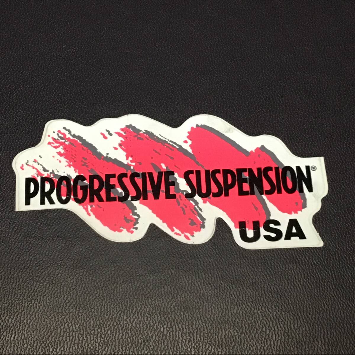 『PROGRESSIVE SUSPENSION』　ステッカー　当時物　レア