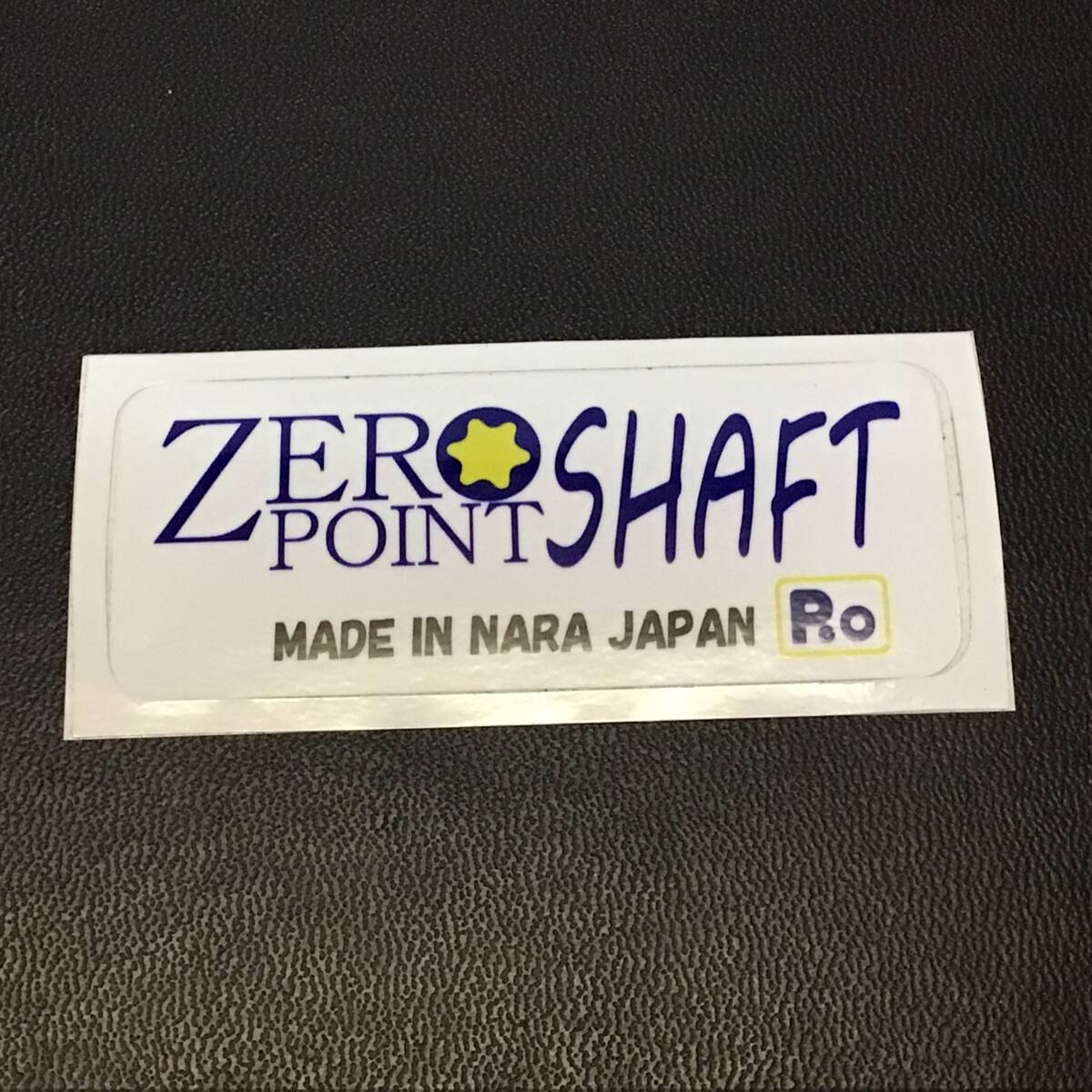 『ZERO POINT SHAFT』　ステッカー　ゼロポイントシャフト