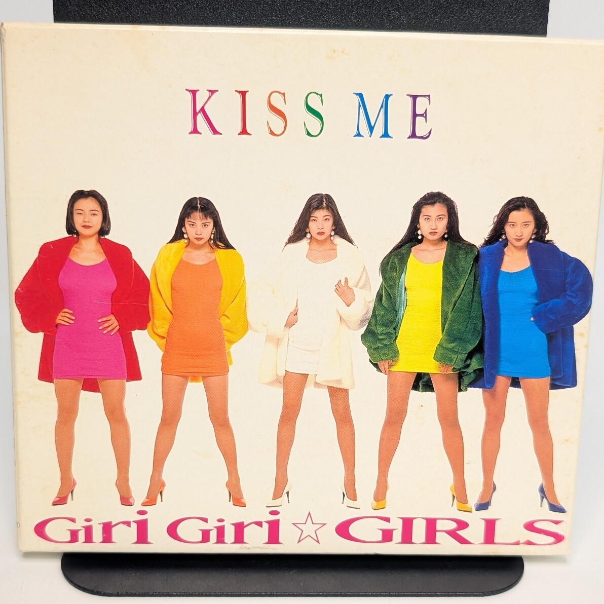 Giri Giri GIRLS/キス・ミー ステッカー付 ギリギリガールズ 廃盤品　原田里香/吉野美佳/もちづきる美/荒井美恵子/樹あさ子