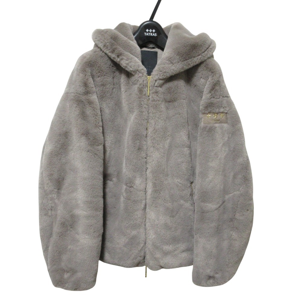 美品 24AW TATRAS タトラス YUMOLA ユモラ ボアブルゾン ジャケット LTAT24A4906 2 グレー