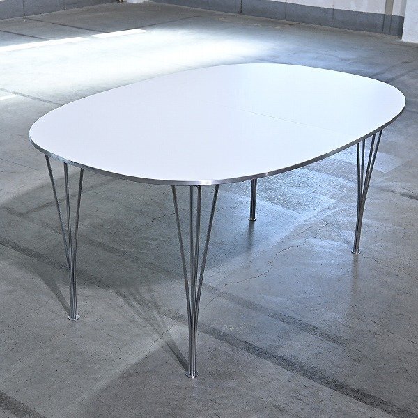 デンマーク Fritz Hansen「SUPERELLIPSE」延長式テーブル ピート・ハイン ブルーノ・マテソン リビング フリッツハンセン スーパー楕円