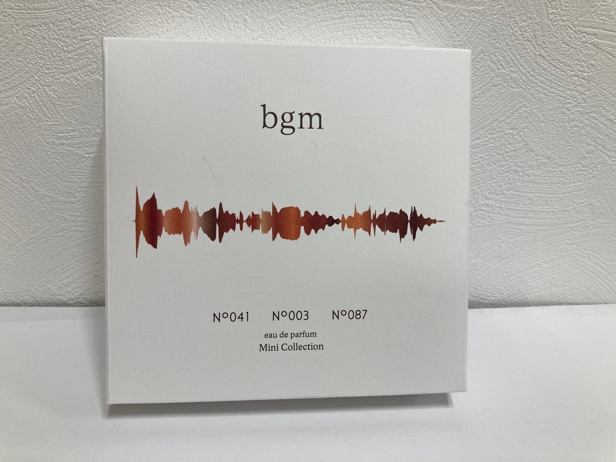 ビージーエム bgm No.041 　No.003　No.087　オードパルファム　8ｍｌ×3本　香水　ミニコレクション　中古品