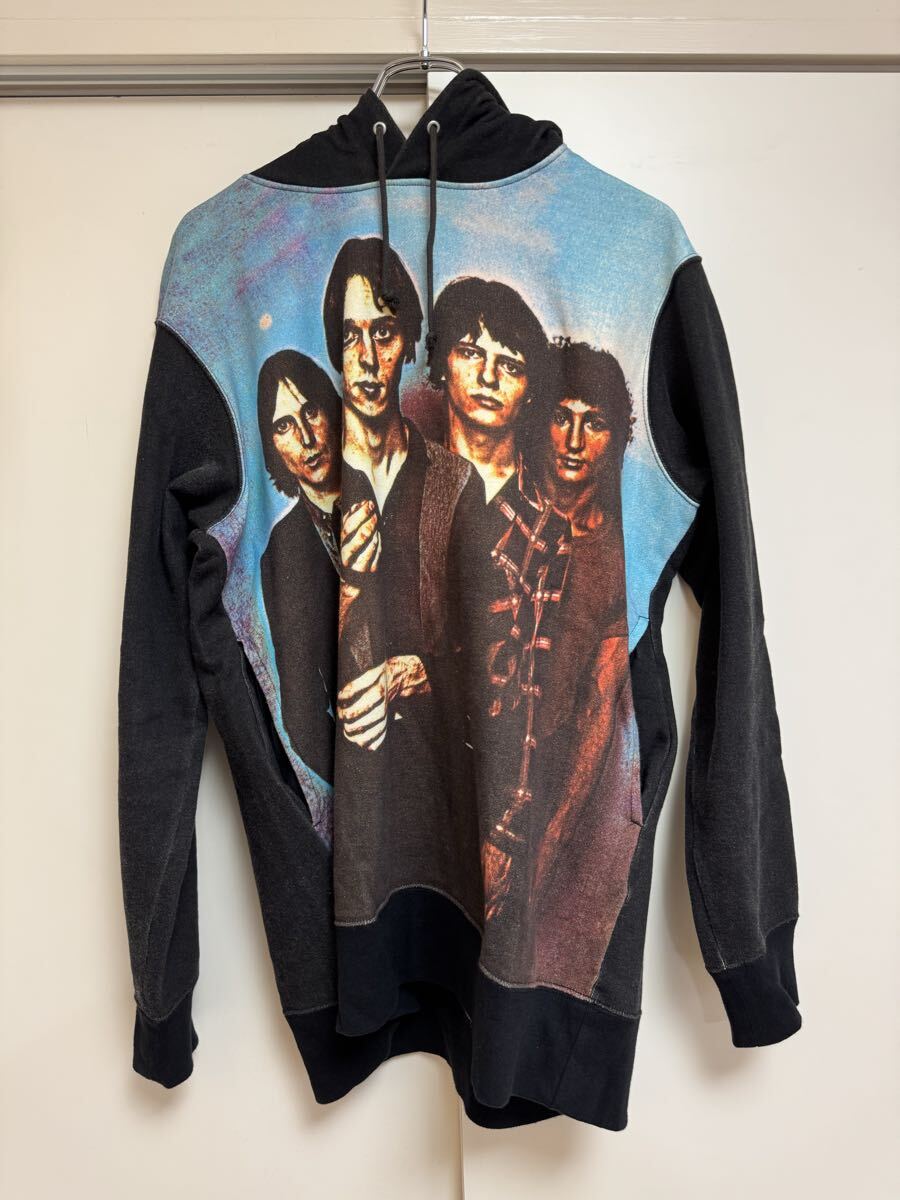 【極美品】UNDERCOVER Televisionコラボ『マーキー・ムーン(Marquee Moon)』総柄 フーディー サイズ2/プルオーバーパーカー/アンダーカバー