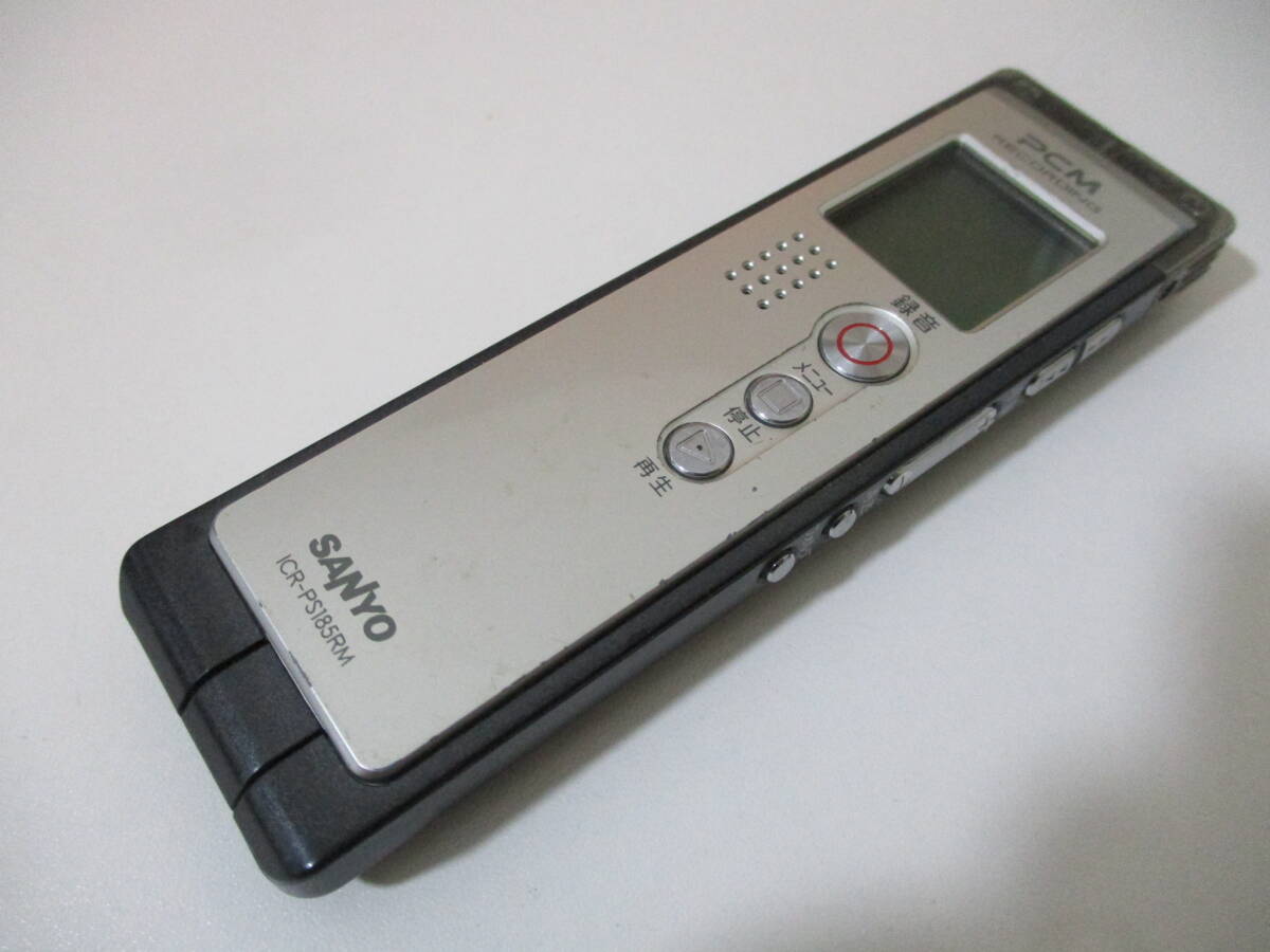 動作確認済 SANYO 三洋　ステレオデジタルボイスレコーダー　DIPLY TALK　ICR-PS185RM ICレコーダー ボイスレコーダー c159