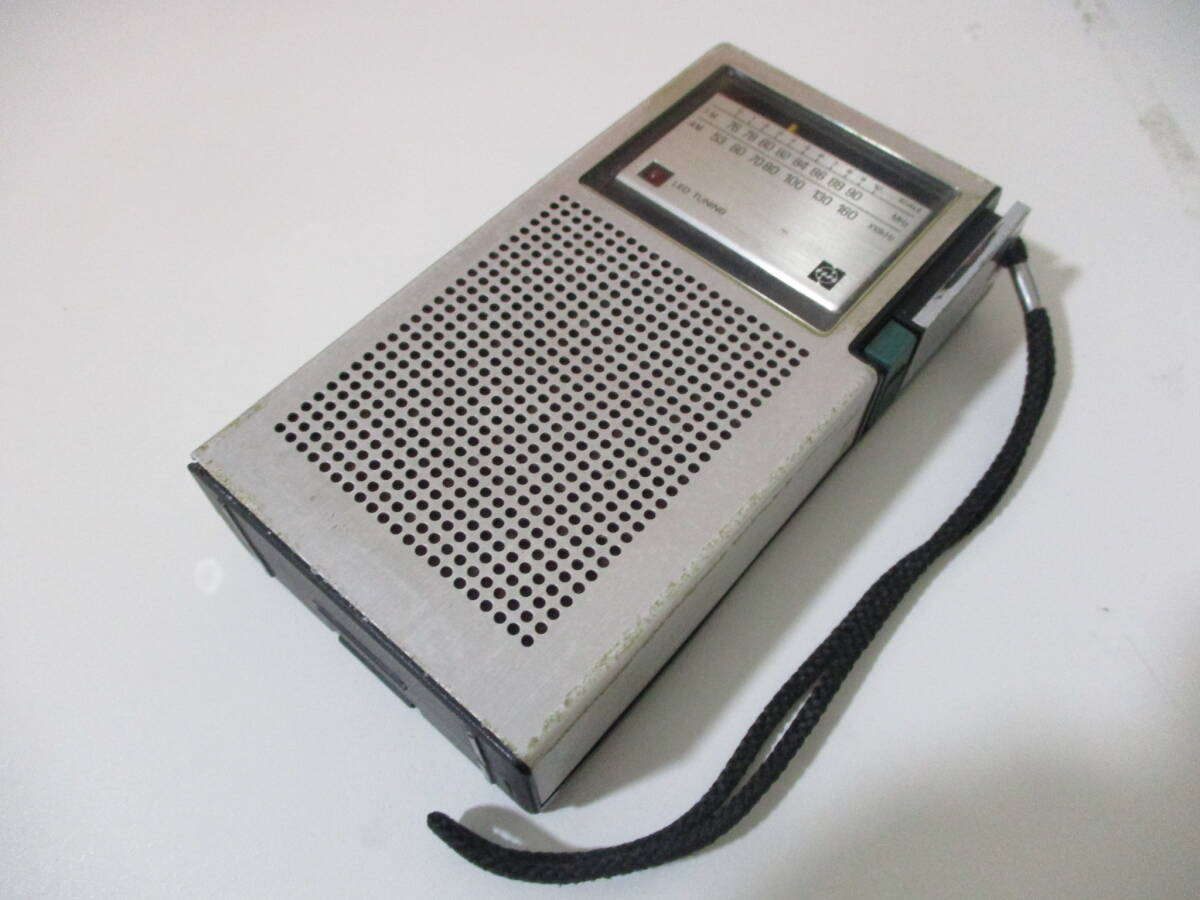 音出し確認 ジャンク 昭和レトロ National Panasonic FM/AMポータブルラジオ RF-517　日本製 ナショナル ラジオ c164