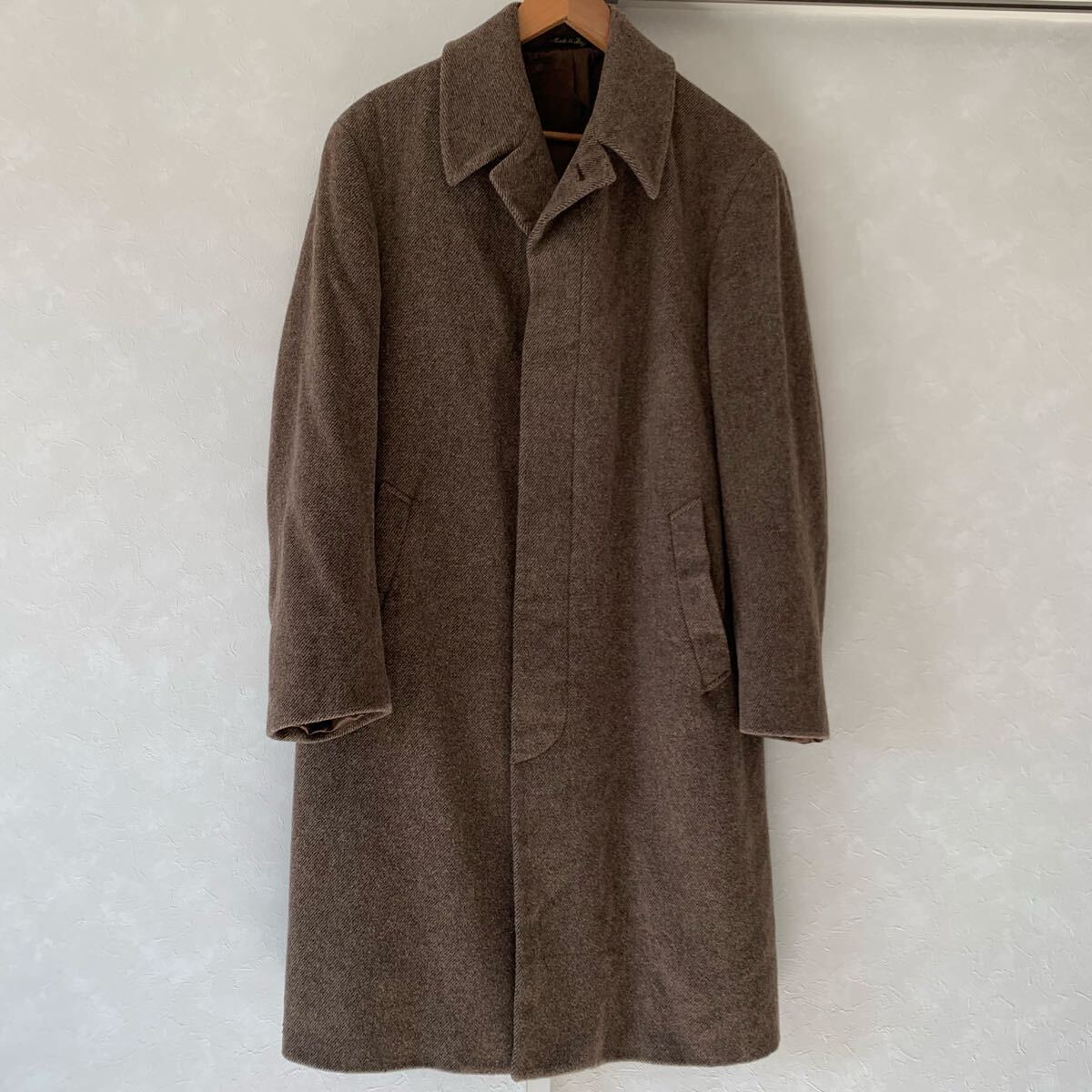 ビンテージ/ローレン/ラルフローレン/LAUREN/RALPH LAUREN/ステンカラーコート/ウール/カシミアコート/イタリア製/vintage/ユーロ/EURO
