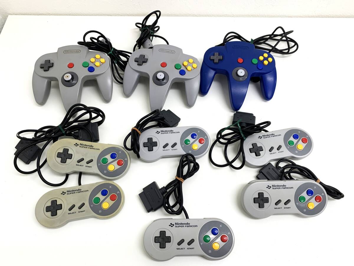 コントローラーまとめ売り　ニンテンドー64　スーパーファミコン（管理：P000044）
