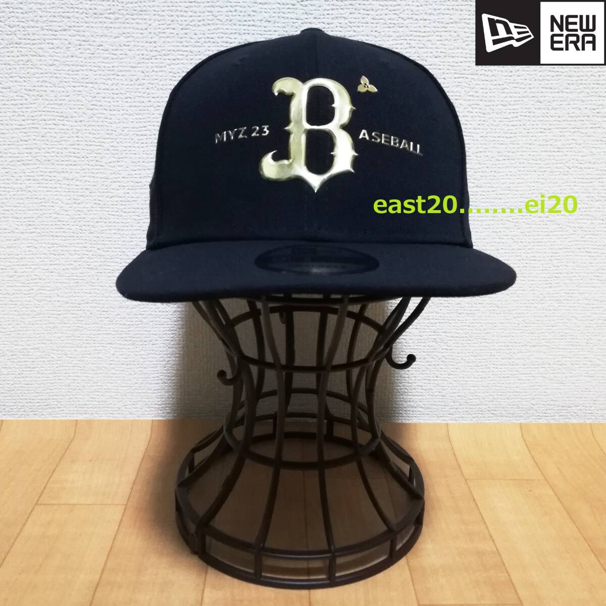 NEW ERA × ORIX Buffaloes MYZ ニューエラ オリックスバファローズ 宮崎 2023 春季 キャンプ 限定 9FIFTY キャップ 帽子 ネイビー NEWERA