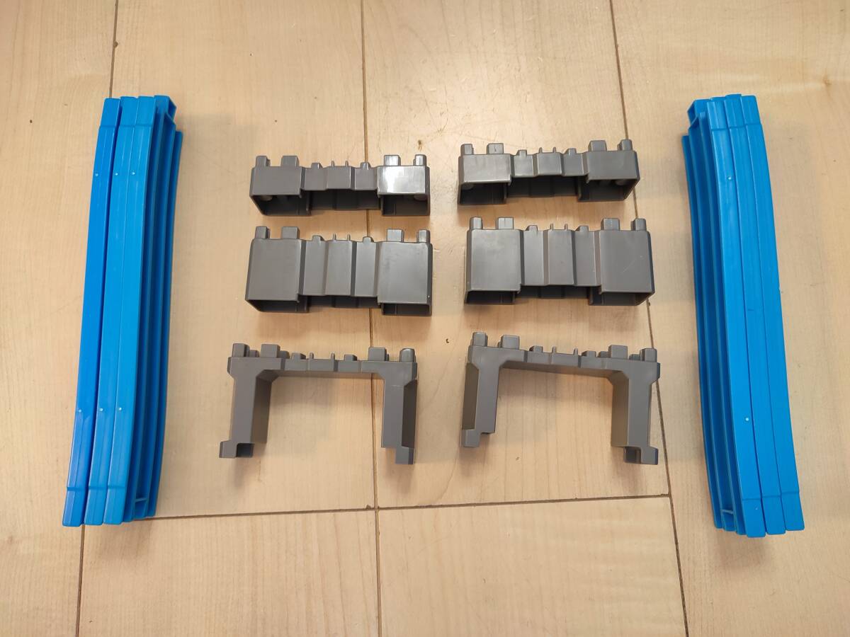 プラレール アドバンス 橋脚・坂レール セット 　検）高架橋・立体交差・タワー・情景・廃盤・レア・希少・入手困難・ミニ橋脚