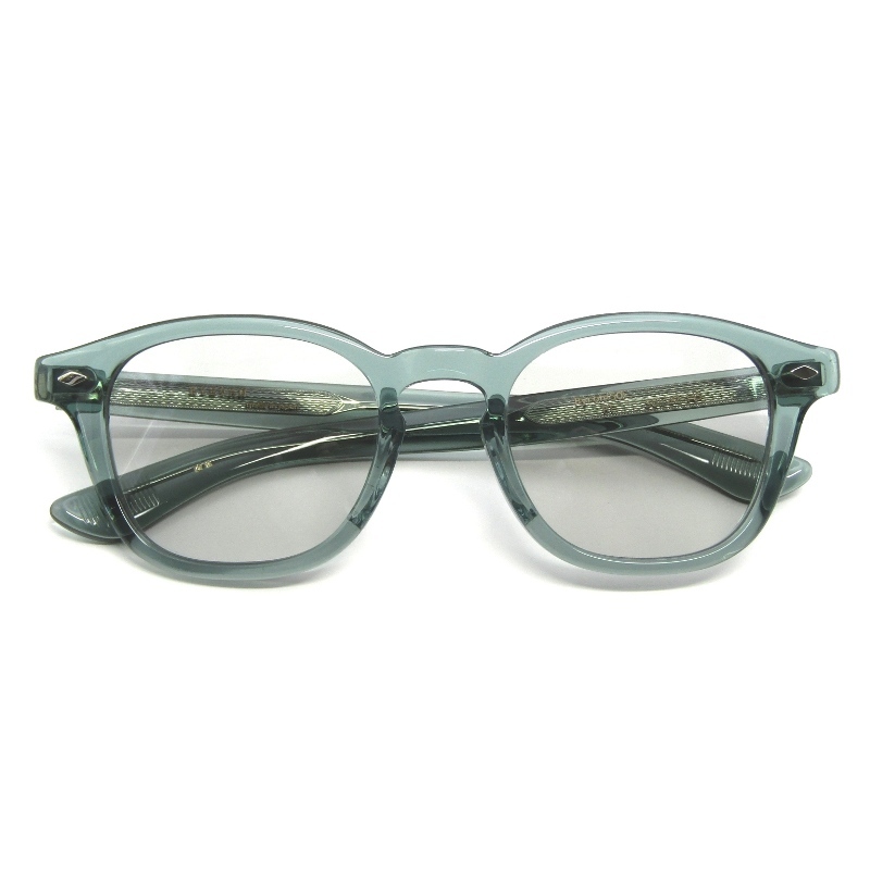 未使用 EYEVAN アイヴァン サングラス Byron 50 SUN 日本製 バイロン スクエア PT ペパーミント 65009481