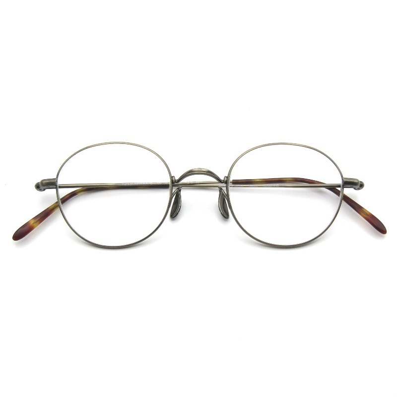 YUICHI TOYAMA/D ユウイチトヤマ ディー メガネフレーム UD-133 TOMOE 度入り 日本製トモエ 三つ巴 ボストン 03 Antique Gold 65009597