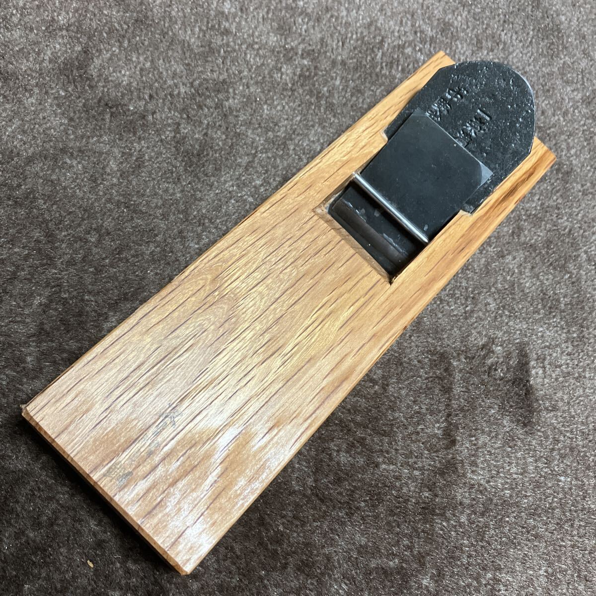 豆平鉋寸四スーパー鋼　赤樫台