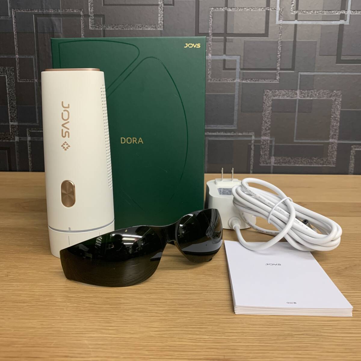 JOVS DORA A366 A367 Dora1.2 光脱毛器 パールホワイト 光美容器 フラッシュ式 美容 ジョブズ 中古